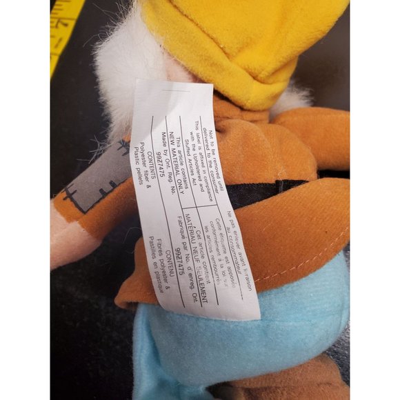 9 Inch Disney Happy Bean Bag Plush from Snow White and the Seven Dwarfs - Picture 6 of 7